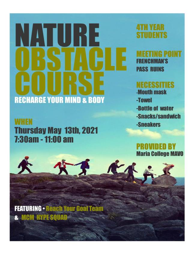 Maria College MAVO a organisa ‘Nature Obstacle Course’